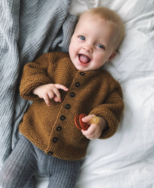 Anfängerjacke Anleitung - PetiteKnit