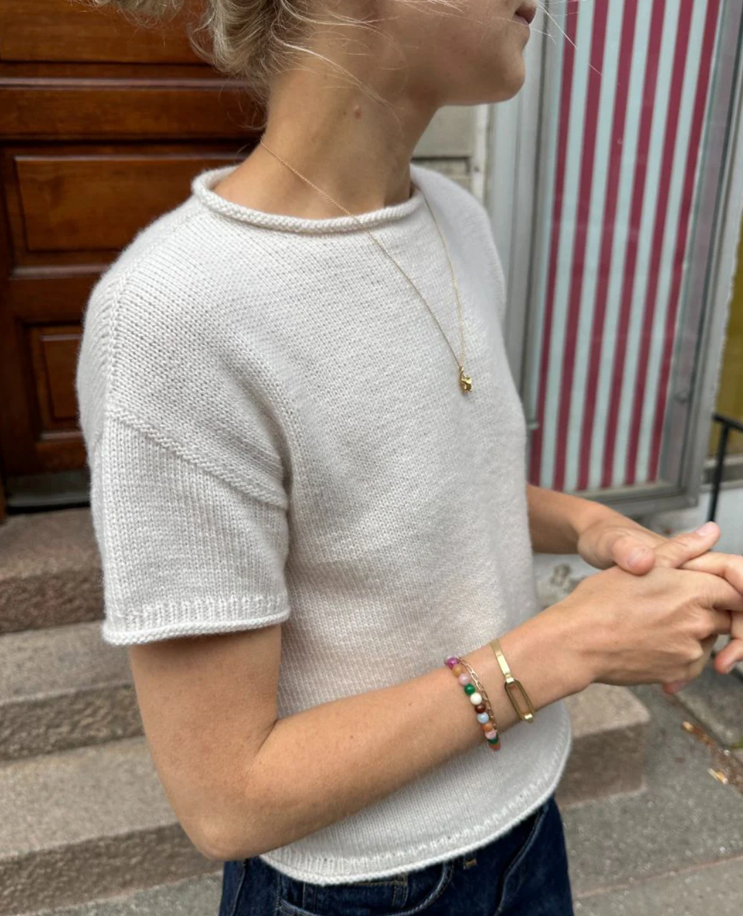 Cloud Tee Anleitung - PetiteKnit