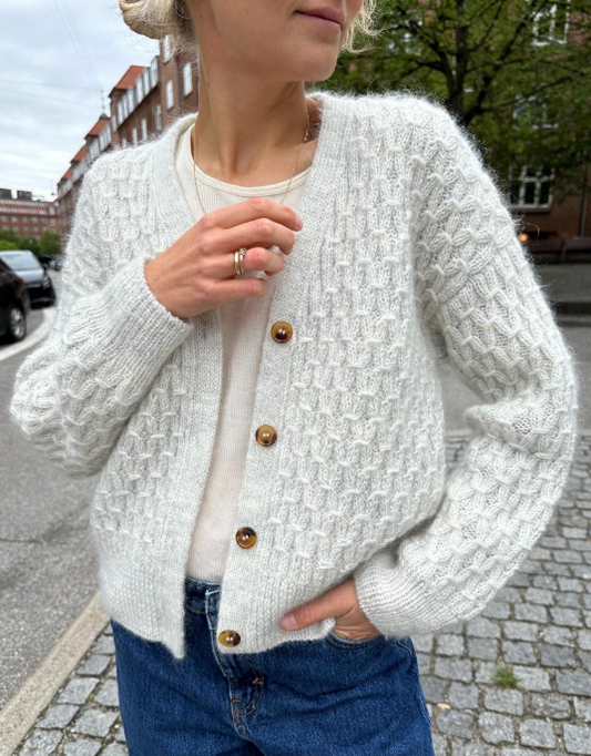 Jenny Jacket V-Neck Anleitung - PetiteKnit