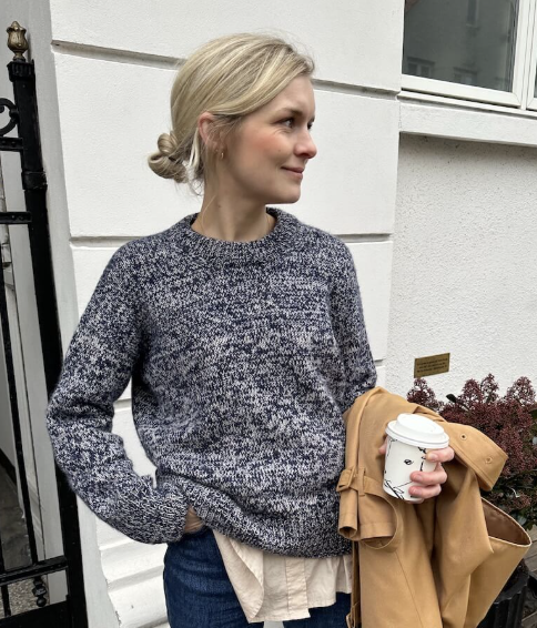 Melange Sweater Anleitung - PetiteKnit