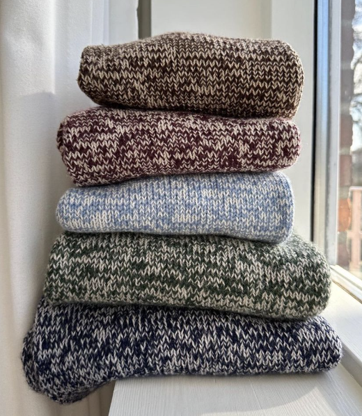 Melange Sweater Anleitung - PetiteKnit