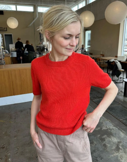 Poppy Tee Anleitung - PetiteKnit