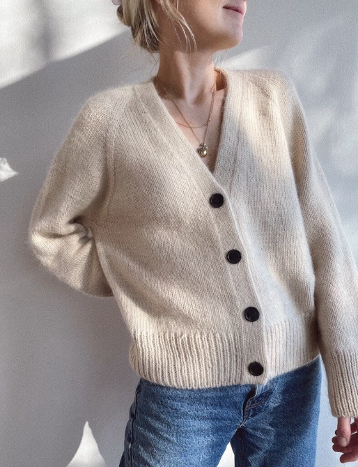 Champagner Cardigan Anleitung - PetiteKnit