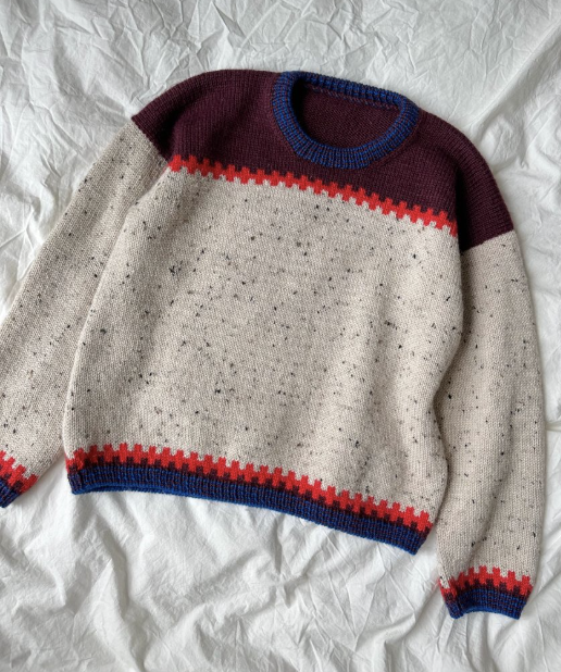 Cross Sweater Anleitung - PetiteKnit