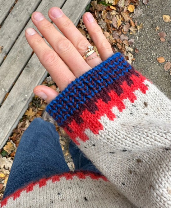 Cross Sweater Anleitung - PetiteKnit