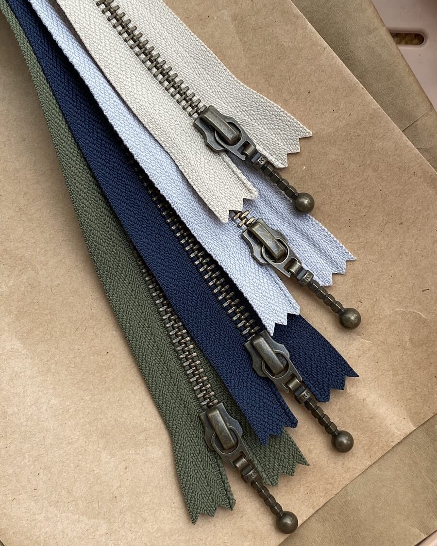 Reißverschluss 35 cm - Dove Grey - PetiteKnit