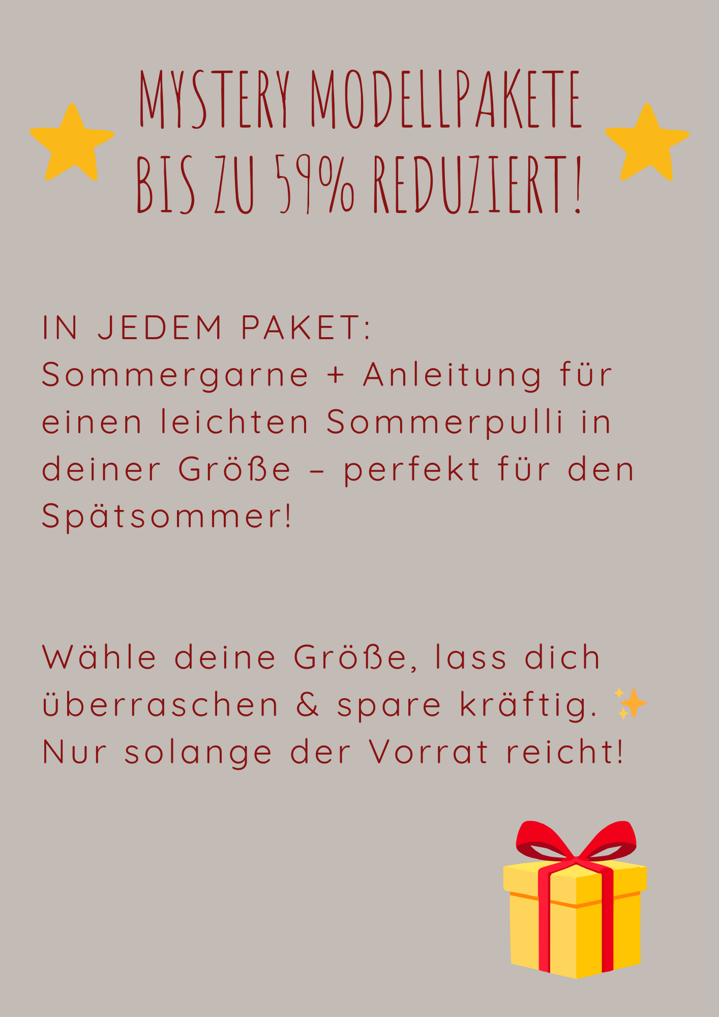 Sommer Mystery Modellpaket