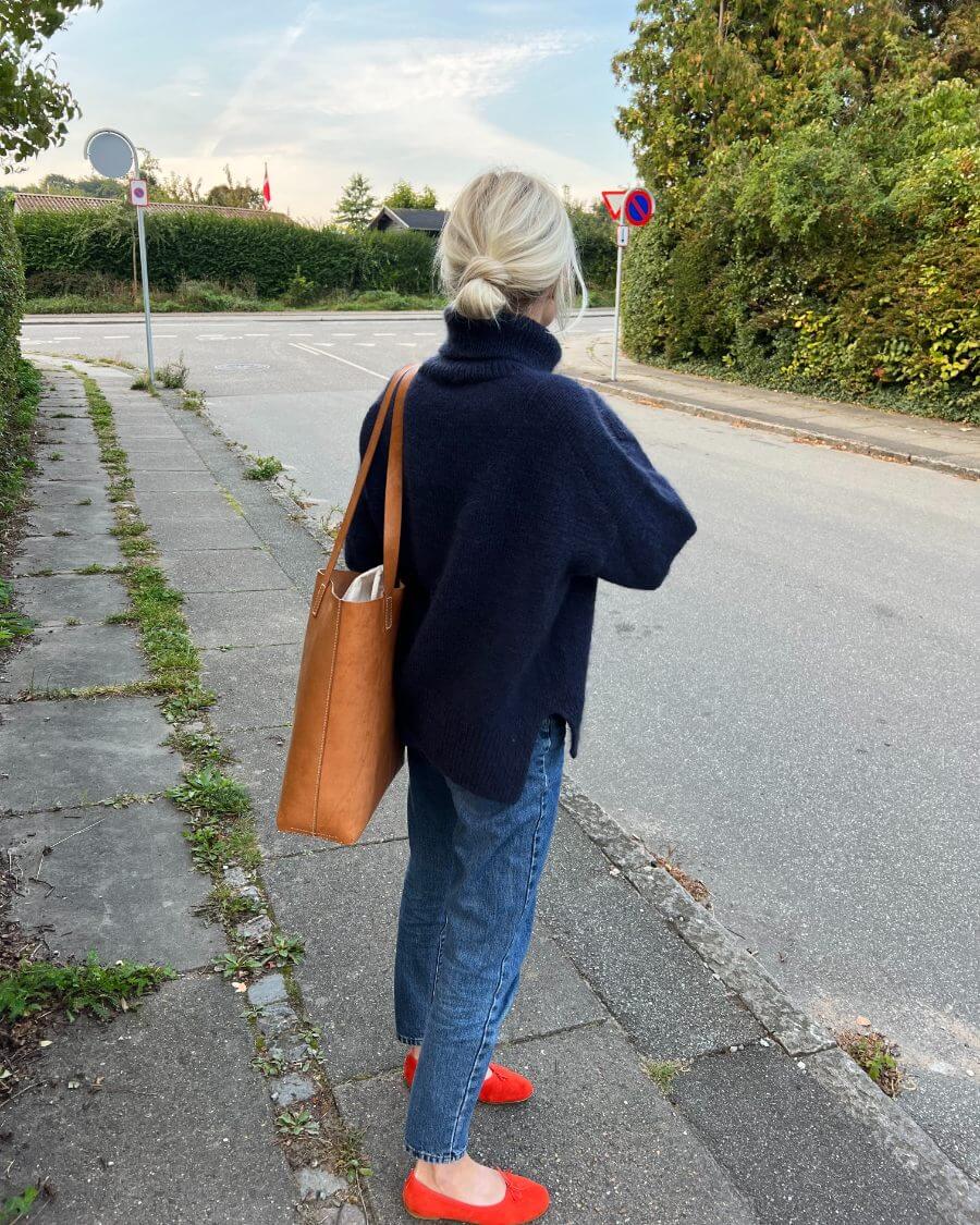 Chestnut Sweater Strickpaket - Alta Moda Alpaca