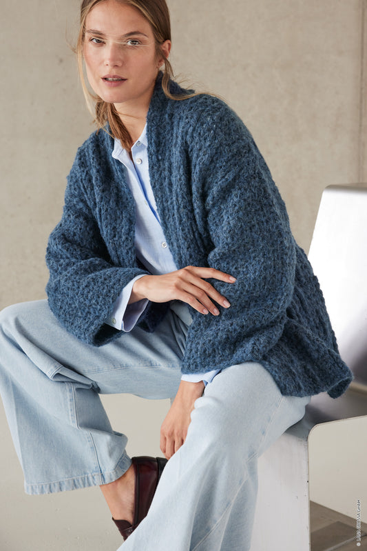 Häkel-Cardigan Alpaca Air II (Journal 70)