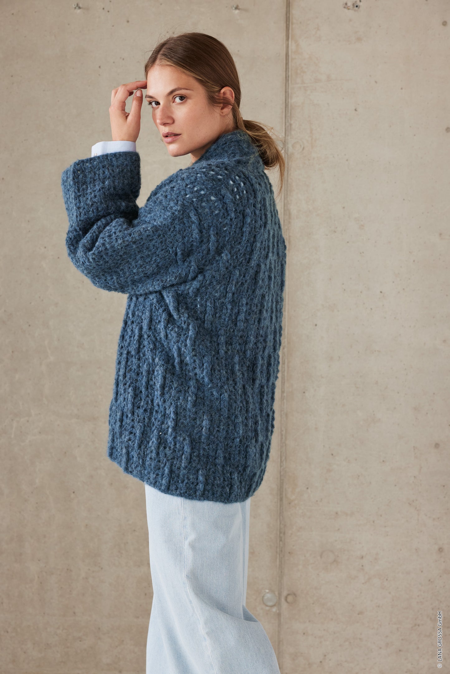 Häkel-Cardigan Alpaca Air II (Journal 70)