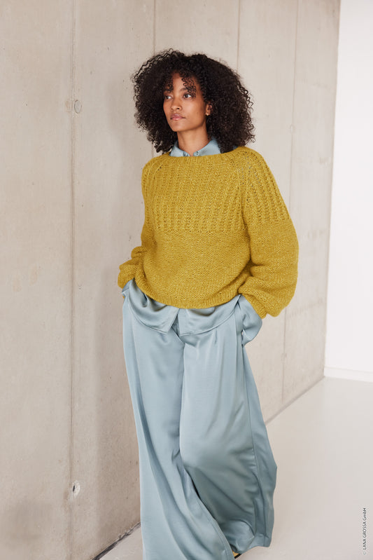 Top-Down Raglansweater Alpaca Air II (Journal 70)