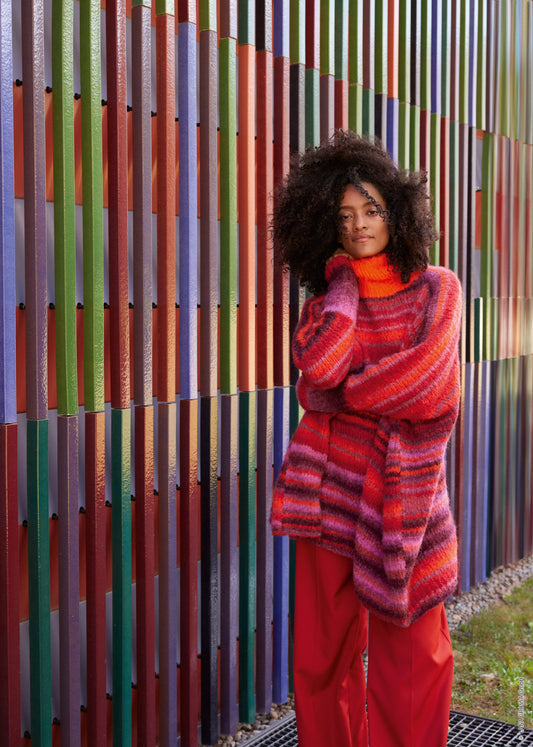 Ponchopullover Gigante & Basta (Journal 70) - Originalfarben