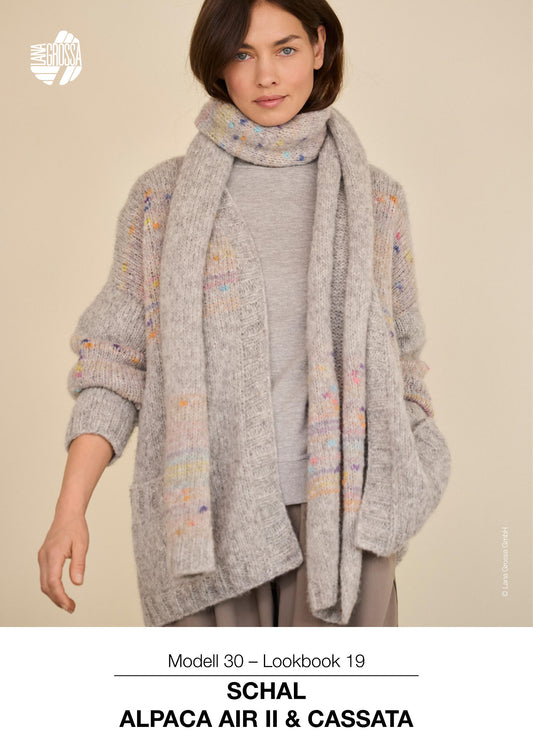Schal Alpaca Air II & Cassata (Lookbook 19) - ORIGINALFARBEN