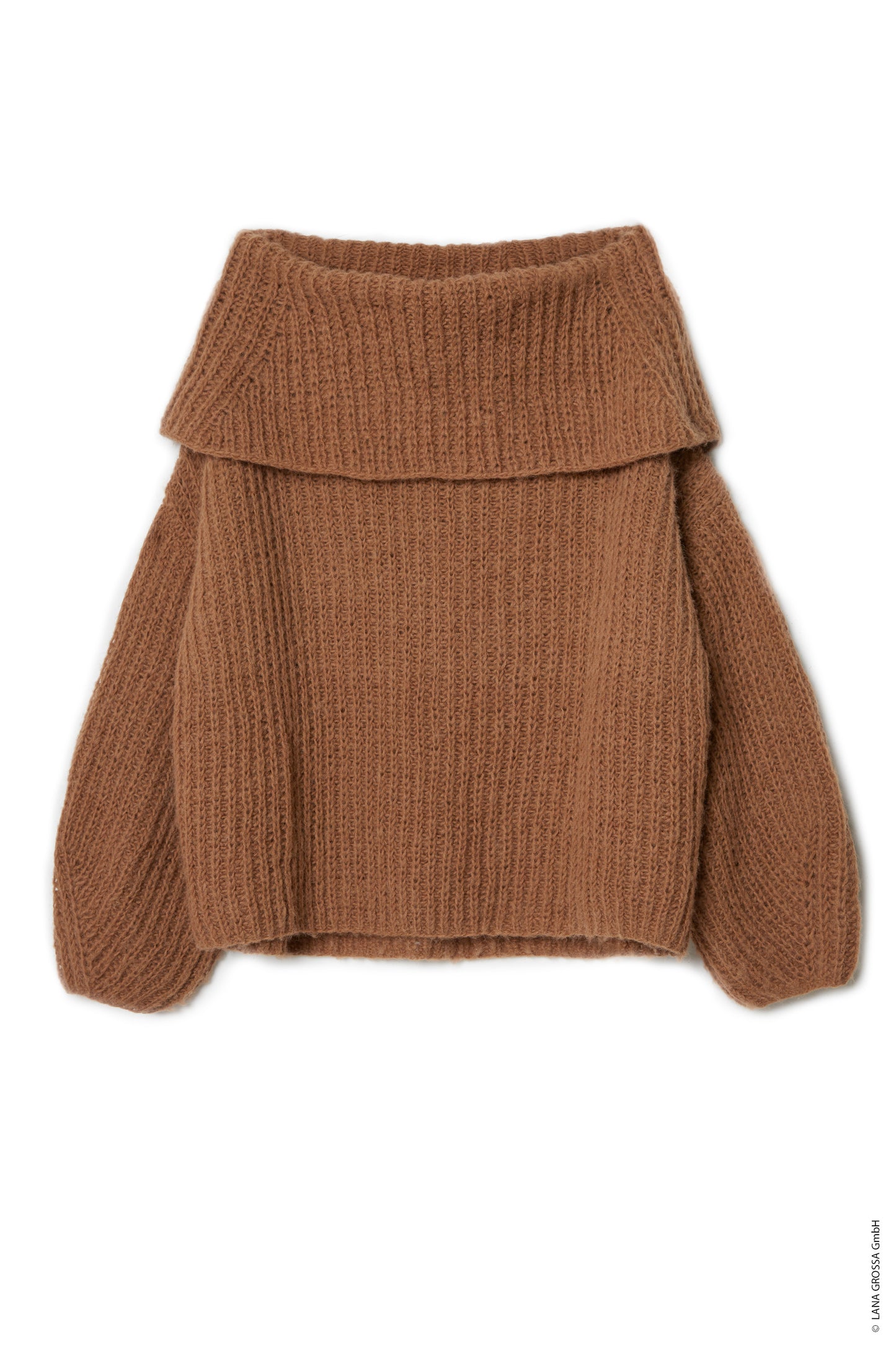 Halbpatent-Pullover Nebbia (Nera)