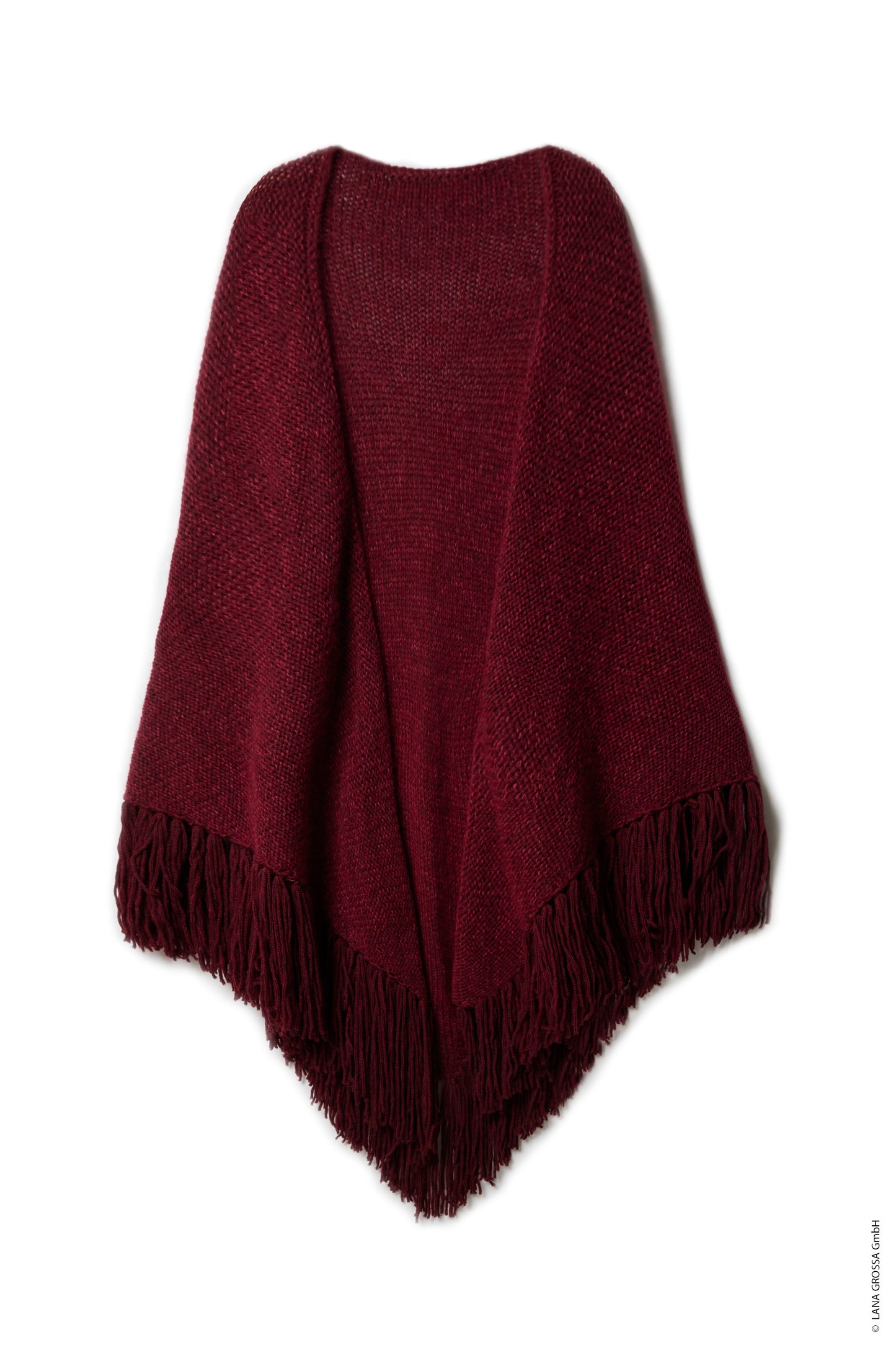 Dreieckstuch Silkhair & Alta Moda Alpaca (Nera) - ORIGINALFARBEN