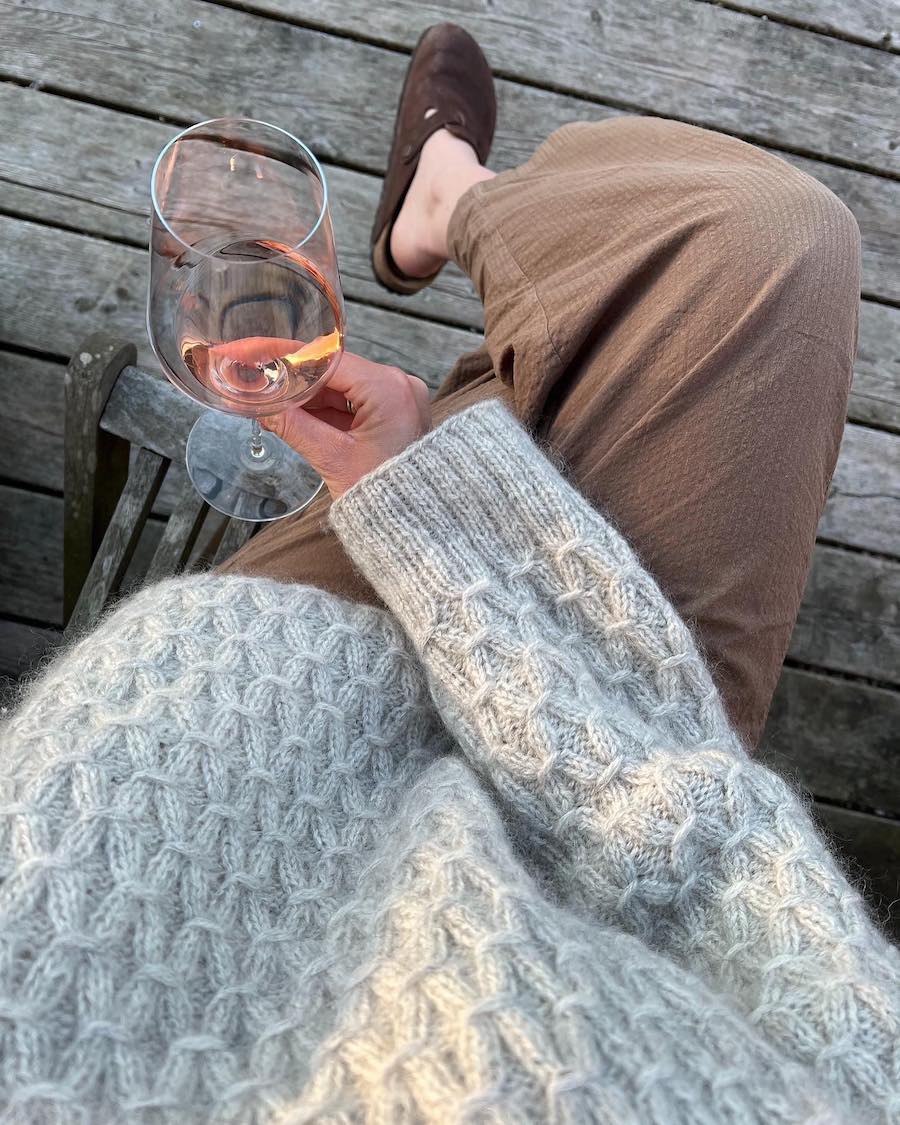 Jenny Sweater Strickpaket - Ecopuno und Silkhair