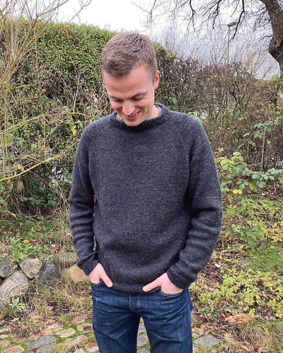 Hanstholm Sweater Man Strickpaket - Cool Wool Big