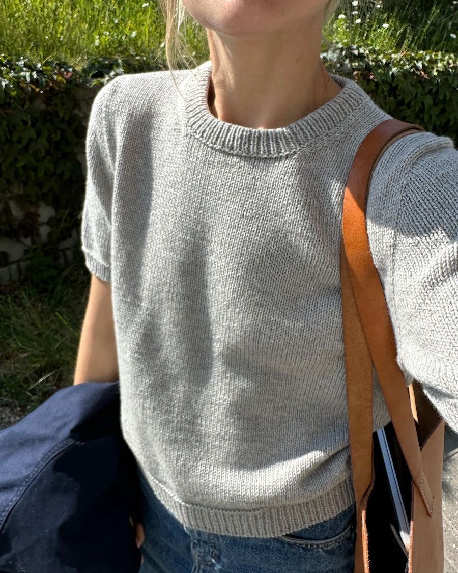 Poppy Tee Cotton Wool Modellpaket - Petiteknit