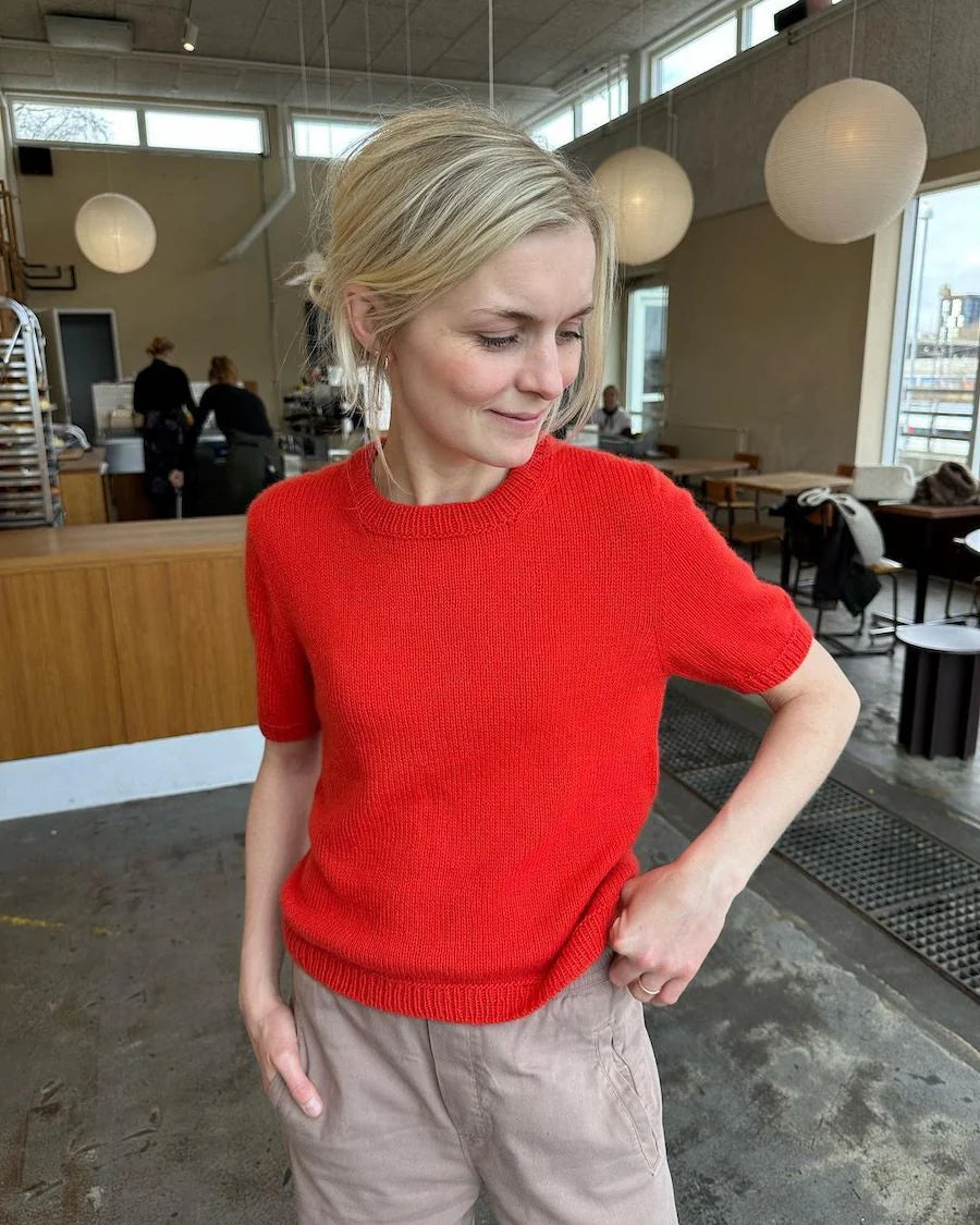 Poppy Tee Cotton Wool Modellpaket - Petiteknit