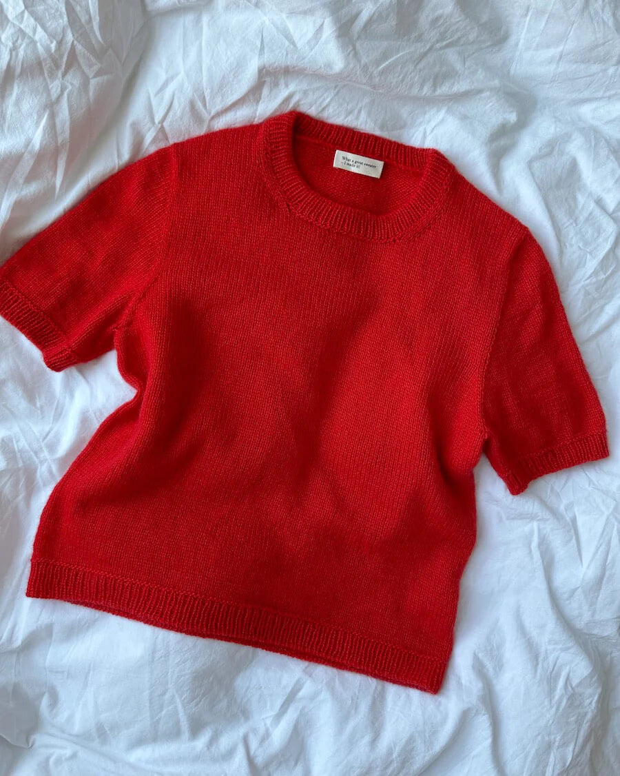 Poppy Tee Cotton Wool Modellpaket - Petiteknit