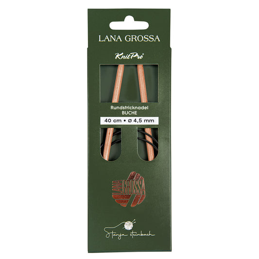 Rundstricknadel Buche 40 cm