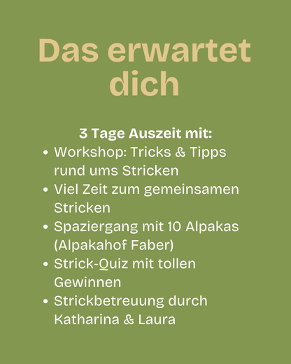 Lauras Strickwochenende im Bergischen 23.-25. Oktober 2026