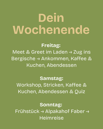 Lauras Strickwochenende im Bergischen 23.-25. Oktober 2026