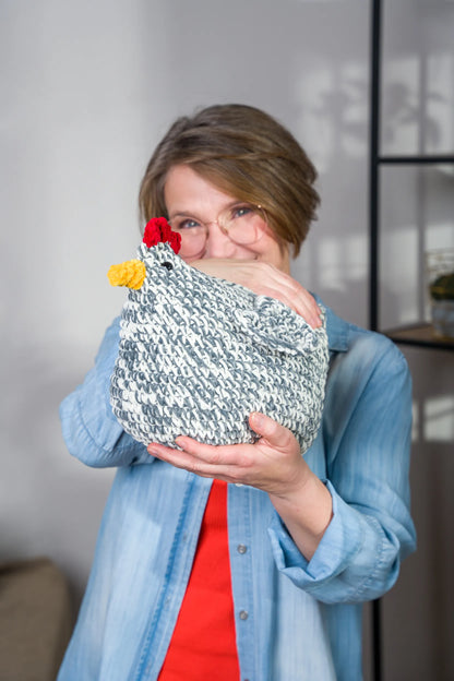 Gehäkelte Hühner von Tanja Steinbach