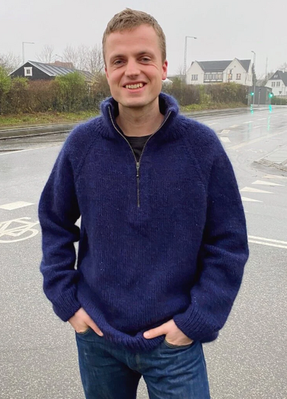 Zipper Sweater Man Anleitung - PetiteKnit