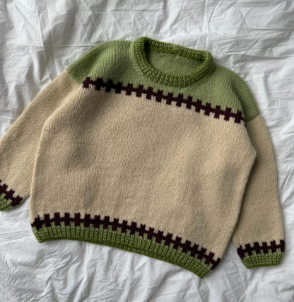 Cross Sweater Junior - PetiteKnit