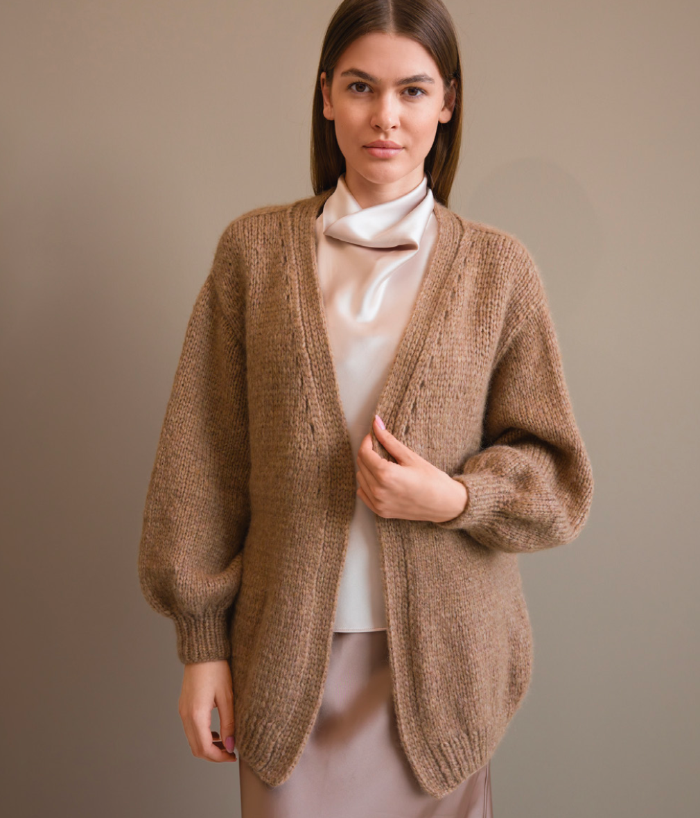 Cardigan Strickpaket - Chapeau (Nera 03)