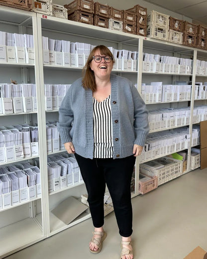 Eva Cardigan Strickpaket - Cool Wool Big