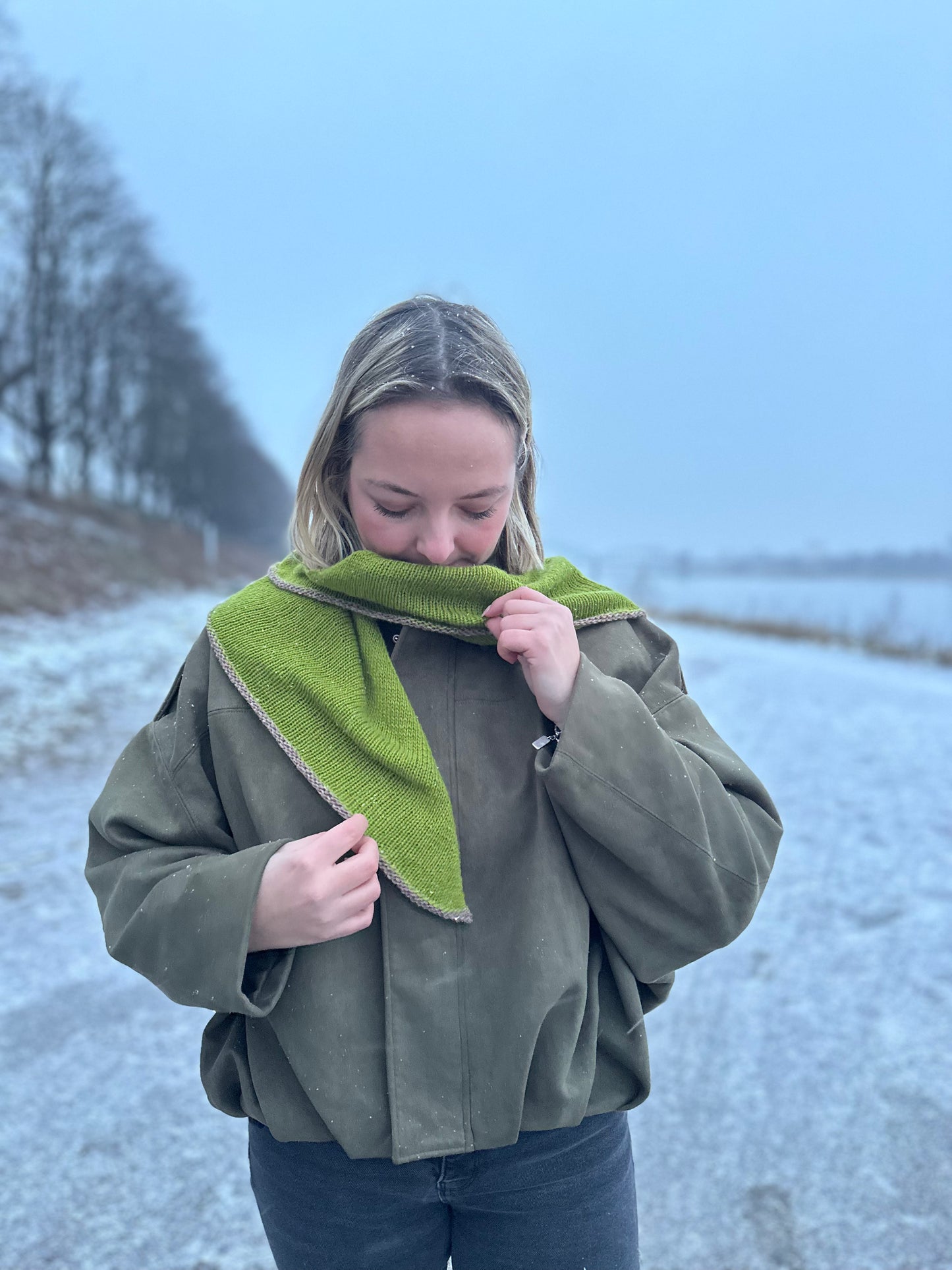 Uma Scarf Strickpaket - Cashmere Pure Cardiff