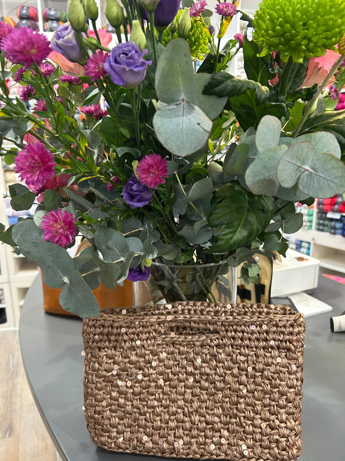 Lauras Sommer-Glitzer Bag Anleitung