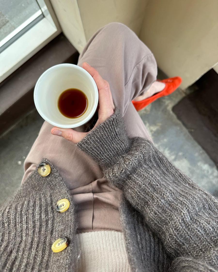 Agnete Cardigan Strickset – Silkhair doppelfädig