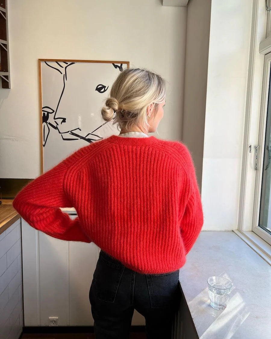 Agnete Cardigan Strickset – Silkhair doppelfädig