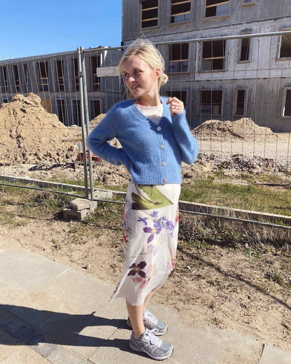 April Cardigan Strickpaket - Ecopuno und Silkhair