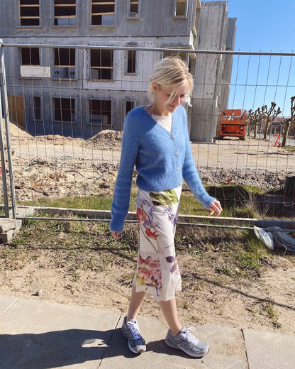 April Cardigan Strickpaket - Ecopuno und Silkhair