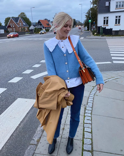 April Cardigan Strickpaket - Ecopuno und Silkhair