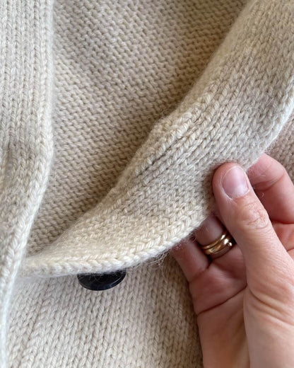 Champagner Cardigan Strickpaket - Cool Wool Big und Silkhair