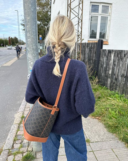 Chestnut Sweater Strickpaket - Alta Moda Alpaca