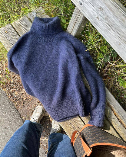 Chestnut Sweater Strickpaket - Alta Moda Alpaca