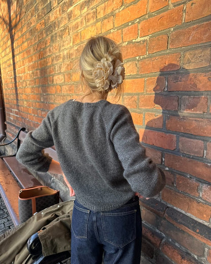 Copenhagen Cardigan Strickpaket - Cool Wool und Silkhair