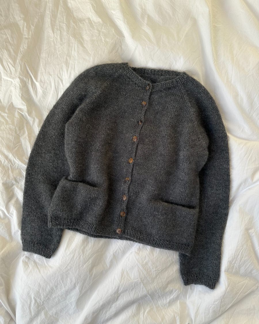 Copenhagen Cardigan Strickpaket - Cool Wool und Silkhair