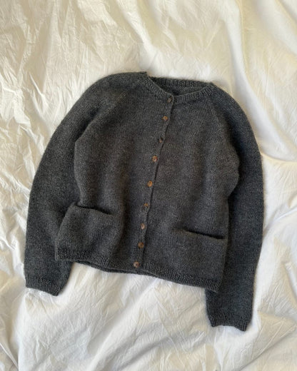 Copenhagen Cardigan Strickpaket - Cool Wool und Silkhair