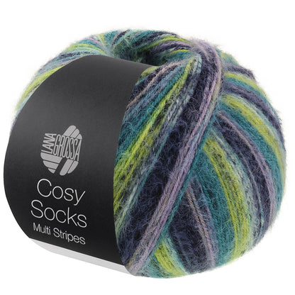 Cosy Socks Multi Stripes