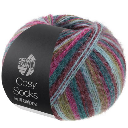 Cosy Socks Multi Stripes