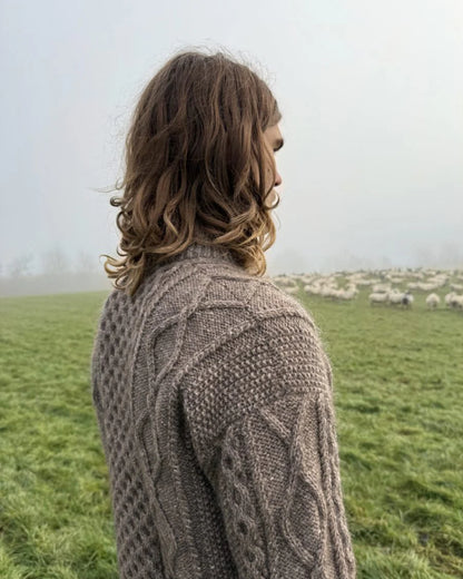 Dagmar Zipper Sweater Man Strickpaket - Alta Moda Alpaca