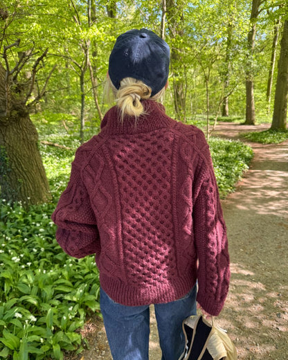 Dagmar Zipper Sweater Strickpaket - Alta Moda Alpaca