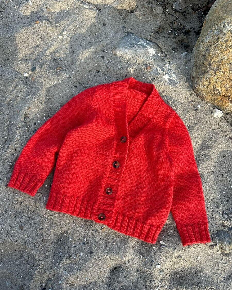 Eva Cardigan Strickpaket - Cool Wool Big